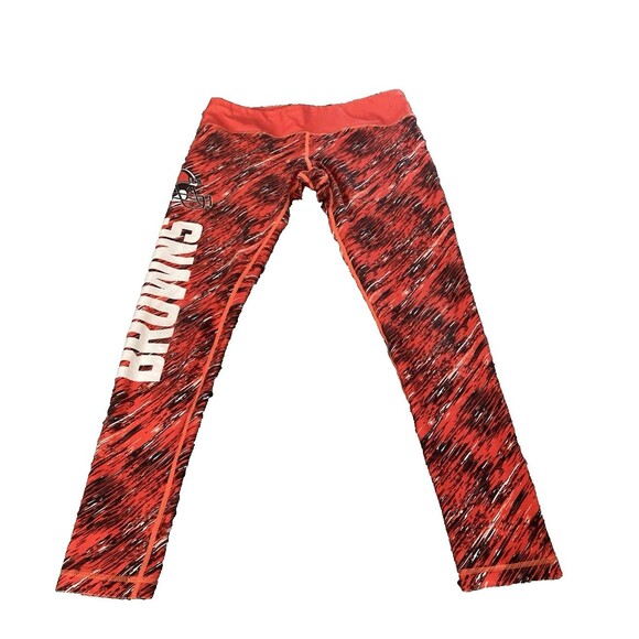 Cleveland Browns Womens Leggings Size Medium NFL Team Apparel Football Athletic - Picture 1 of 8